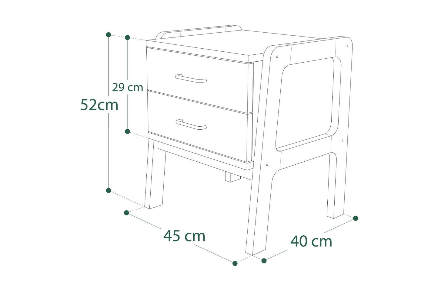 Mesa de Luz Ravenna Mini 2C